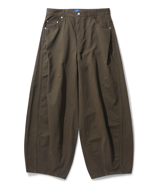 DECET(デケト)の「Barrel Wide Leg Pants DCPT071Brown(その他パンツ・メンズ・その他・26/28/30/32/34)」の3枚目の写真
