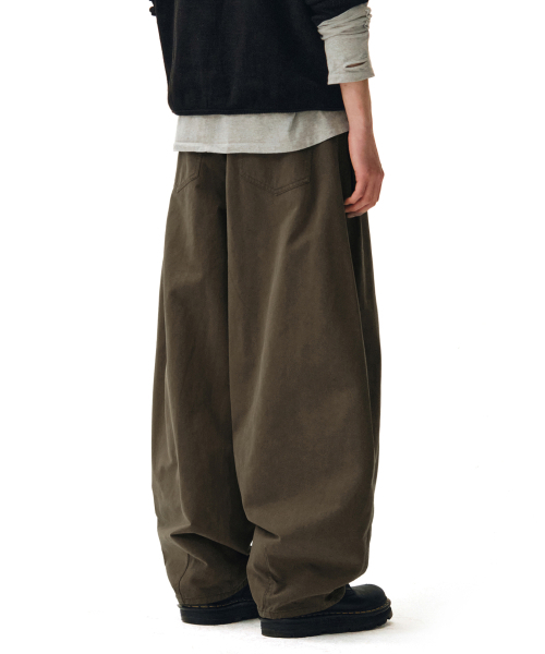DECET(デケト)の「Barrel Wide Leg Pants DCPT071Brown(その他パンツ・メンズ・その他・26/28/30/32/34)」の8枚目の写真