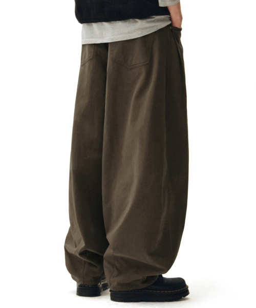 DECET(デケト)の「Barrel Wide Leg Pants DCPT071Brown(その他パンツ・メンズ・その他・26/28/30/32/34)」の10枚目の写真