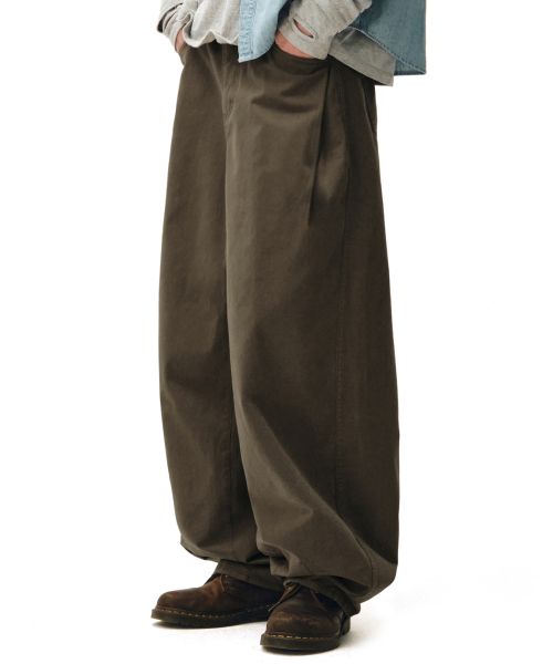DECET(デケト)の「Barrel Wide Leg Pants DCPT071Brown(その他パンツ・メンズ・その他・26/28/30/32/34)」の11枚目の写真