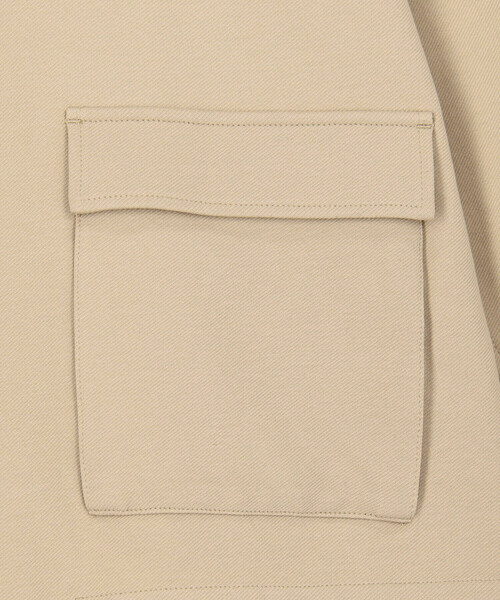 GYMPHLEX（ジムフレックス）の「Gymphlex | ツイルジャージー オーバージャケット MEN（その他アウター・メンズ・ベージュ/ブラック・M/L）」の9枚目の写真