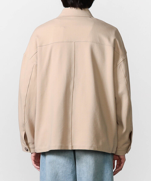 GYMPHLEX（ジムフレックス）の「Gymphlex | ツイルジャージー オーバージャケット MEN（その他アウター・メンズ・ベージュ/ブラック・M/L）」の13枚目の写真