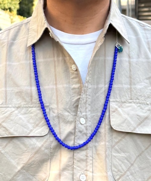 TonyTaizsun（トニータイズサン）の「【TonyTaizsun/トニータイズサン】WHITEHEARTS　NECKLACE　ホワイトハート　ネックレス（ネックレス・メンズ・レッド/ブルー・FREE）」の8枚目の写真