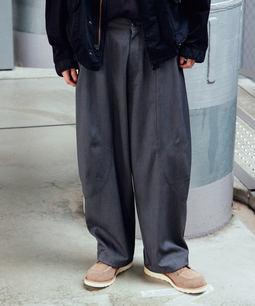 JOURNAL STANDARD（ジャーナルスタンダード）の「Airform / エアフォーム TR ワーク パンツ（スラックス・メンズ・ベージュ/ブラック/チャコールグレー・MEDIUM/LARGE）」の5枚目の写真