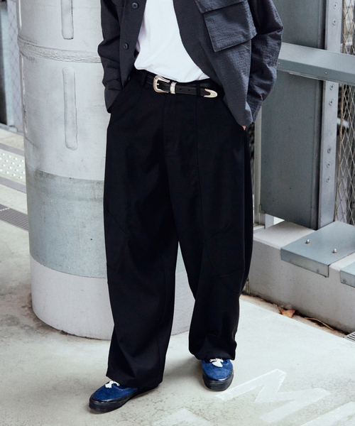 JOURNAL STANDARD（ジャーナルスタンダード）の「Airform / エアフォーム TR ワーク パンツ（スラックス・メンズ・ベージュ/ブラック/チャコールグレー・MEDIUM/LARGE）」の14枚目の写真