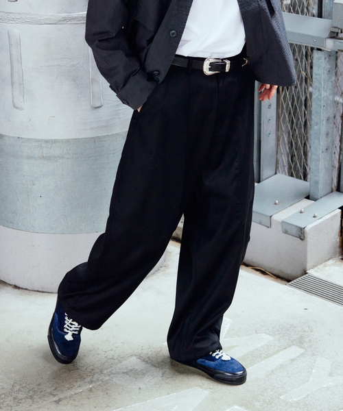 JOURNAL STANDARD（ジャーナルスタンダード）の「Airform / エアフォーム TR ワーク パンツ（スラックス・メンズ・ベージュ/ブラック/チャコールグレー・MEDIUM/LARGE）」の15枚目の写真