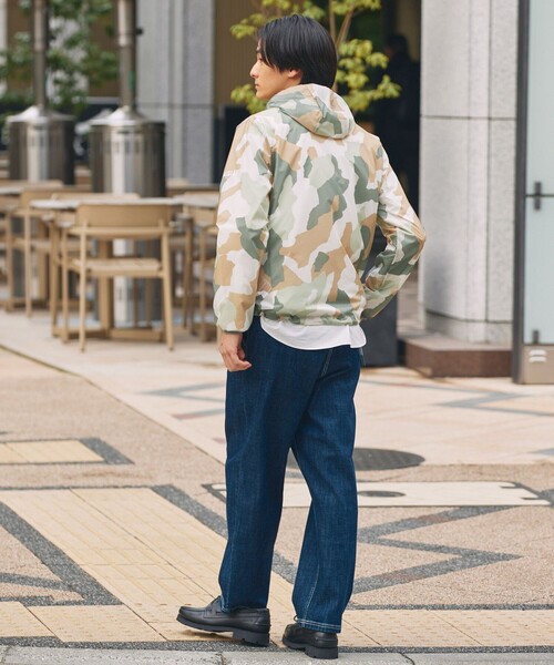 AIGLE（エーグル）の「超軽量 撥水 プリントジャケット RP（ナイロンジャケット・メンズ・グリーン系カモフラージュ/グレー系カモフラージュ・XXL/XS/XL/M/S/L）」の17枚目の写真