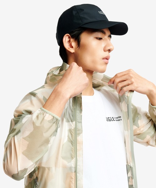 AIGLE（エーグル）の「超軽量 撥水 プリントジャケット RP（ナイロンジャケット・メンズ・グリーン系カモフラージュ/グレー系カモフラージュ・XXL/XS/XL/M/S/L）」の8枚目の写真