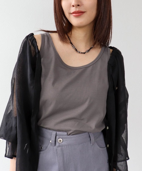 Three Four Time（ｽﾘｰﾌｫｰﾀｲﾑ）の「ギャーザーリボンカラーブラウス（シャツ/ブラウス・レディース・ブラック/ホワイト/イエロー・FREE）」の15枚目の写真