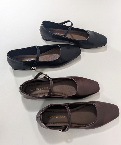styiro(スタイロ)の「新生活 通勤靴 スクエアトゥ ストラップシューズ パンプス(パンプス・レディース・ブラック/ブラウン・38/39/37)」の3枚目の写真