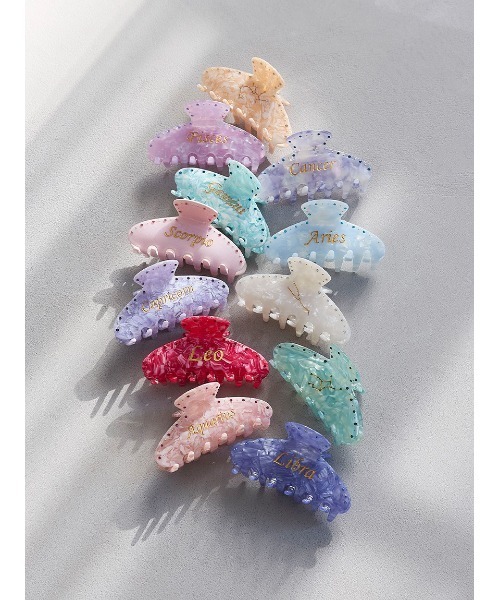 SNIDEL HOME（スナイデルホーム）の「星座バンスクリップ（バレッタ/ヘアクリップ・レディース・ブルー/ターコイズブルー/シルバー/サックスブルー/ライトブルー/ピンク/ワインレッド/レッド/グリーン/パープル/ラベンダー/オレンジ・F）」の13枚目の写真