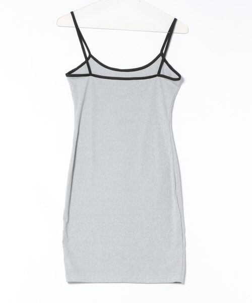 Burner（バーナー）の「【lux sea jewelry（ラックス・シー・ジュエリー）】キャミワンピースロゴデザイン　ミニキャミワンピース lux-camid-1-10（ワンピース・レディース・グレー・S/M）」の2枚目の写真