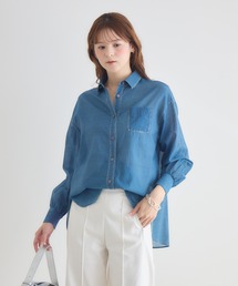 KATHARINE ROSS | 【KATHARINE ROSS】シアーデニムシャツ(シャツ/ブラウス)