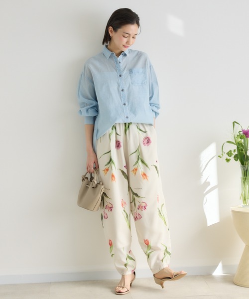 KATHARINE ROSS(キャサリンロス)の「【KATHARINE ROSS】シアーデニムシャツ(シャツ/ブラウス・レディース・ライトブルー/ブルー・FREE)」の3枚目の写真