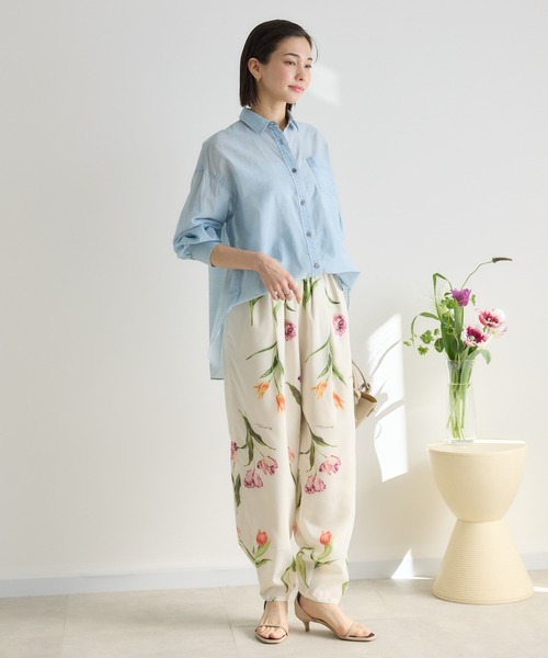 KATHARINE ROSS(キャサリンロス)の「【KATHARINE ROSS】シアーデニムシャツ(シャツ/ブラウス・レディース・ライトブルー/ブルー・FREE)」の5枚目の写真