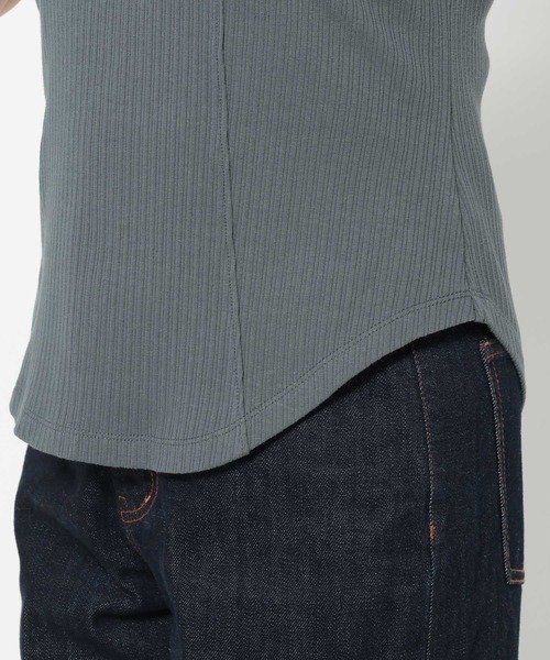 mysty woman（ミスティウーマン）の「テレコキリカエカットソー5S　659811（Tシャツ/カットソー・レディース・ブラック/オフホワイト/グレー・FREE）」の14枚目の写真