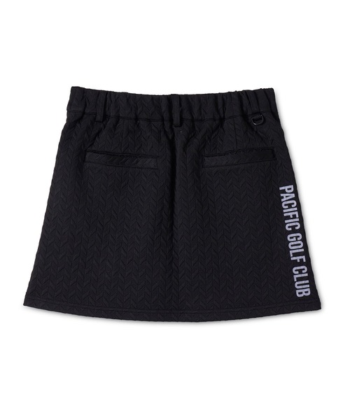 Pacific GOLF CLUB(パシフィックゴルフクラブ)の「【WOMEN】EMBOSS JQ SKIRT(スカート・メンズ・ブラック/ベージュ・M/S)」の7枚目の写真