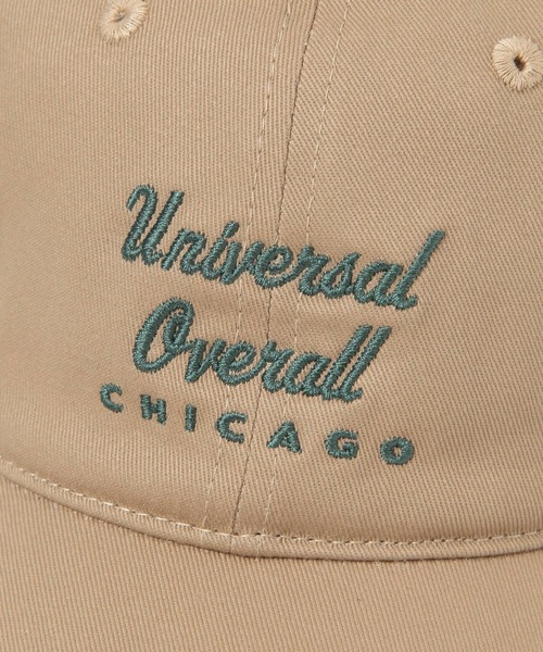 UNIVERSAL OVERALL（ユニバーサルオーバーオール）の「UNIVERSAL OVERALL/ロゴキャップ/647445（キャップ・メンズ・ベージュ/ダークブラウン/チャコールグレー/ブラック・FREE）」の6枚目の写真