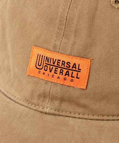 UNIVERSAL OVERALL(ユニバーサルオーバーオール)の「UNIVERSAL OVERALL/ロゴキャップ/647445(キャップ・メンズ・ベージュ/ダークブラウン/チャコールグレー/ブラック・FREE)」の5枚目の写真