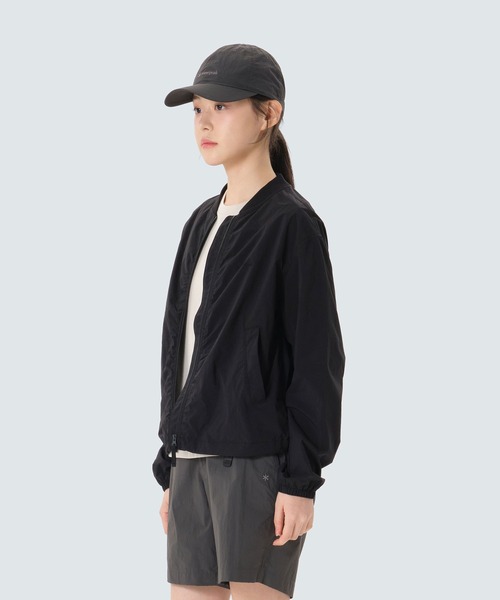 Snow Peak（スノーピーク）の「Snow Peak/ Light Taslan Women's Bomber Jacket ライト タスラン ウィメンズ ボンバー ジャケット 海外限定（ブルゾン・レディース・ライトベージュ/ブラック/ダークカーキ・L/M/S）」の22枚目の写真