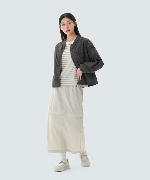 Snow Peak（スノーピーク）の「Snow Peak/ Light Taslan Women's Bomber Jacket ライト タスラン ウィメンズ ボンバー ジャケット 海外限定（ブルゾン・レディース・ライトベージュ/ブラック/ダークカーキ・L/M/S）」の21枚目の写真