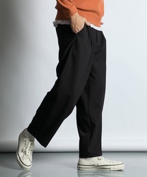 The DUFFER of ST.GEORGE | STRETCH CORDLANE WIDE TAPERED PANTS：コードレーン ワイドパンツ / スラックス / ストレッチパンツ / テーパードパンツ(スラックス)
