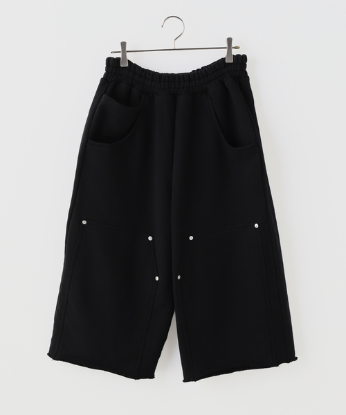 Jieda（ジエダ）の「IEDA /ジエダ 3/4 DOUBLE KNEE SWEAT PANTS（スウェットパンツ・メンズ・グレー/ブラック・3）」の13枚目の写真