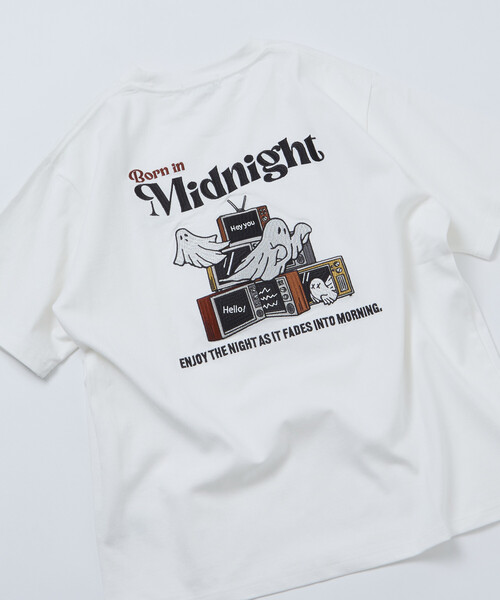 FREAK'S STORE(フリークスストア)の「限定展開 リラックスフィット バック刺繍デザイン クルーネック Tシャツ / Midnight(Tシャツ/カットソー・メンズ・ネイビー/ブラック/ホワイト・X-LARGE/LARGE/MEDIUM)」の2枚目の写真
