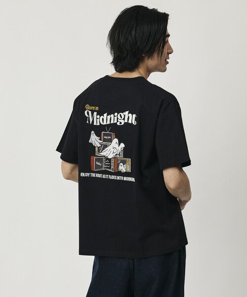 FREAK'S STORE(フリークスストア)の「限定展開 リラックスフィット バック刺繍デザイン クルーネック Tシャツ / Midnight(Tシャツ/カットソー・メンズ・ネイビー/ブラック/ホワイト・X-LARGE/LARGE/MEDIUM)」の1枚目の写真