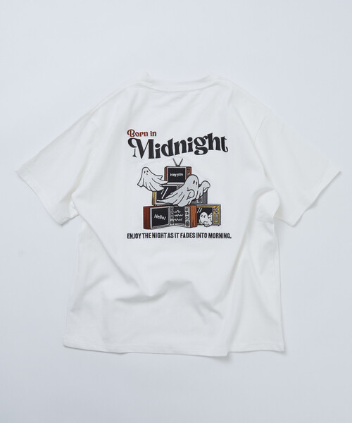 FREAK'S STORE(フリークスストア)の「限定展開 リラックスフィット バック刺繍デザイン クルーネック Tシャツ / Midnight(Tシャツ/カットソー・メンズ・ネイビー/ブラック/ホワイト・X-LARGE/LARGE/MEDIUM)」の4枚目の写真