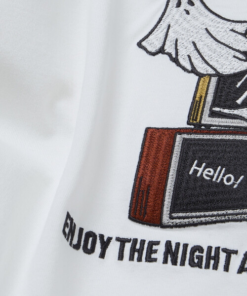 FREAK'S STORE(フリークスストア)の「限定展開 リラックスフィット バック刺繍デザイン クルーネック Tシャツ / Midnight(Tシャツ/カットソー・メンズ・ネイビー/ブラック/ホワイト・X-LARGE/LARGE/MEDIUM)」の8枚目の写真
