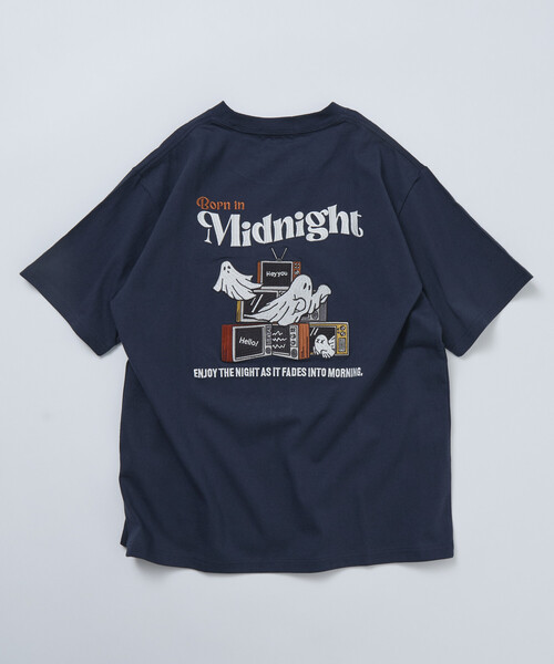 FREAK'S STORE(フリークスストア)の「限定展開 リラックスフィット バック刺繍デザイン クルーネック Tシャツ / Midnight(Tシャツ/カットソー・メンズ・ネイビー/ブラック/ホワイト・X-LARGE/LARGE/MEDIUM)」の12枚目の写真