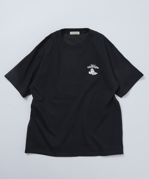 FREAK'S STORE(フリークスストア)の「限定展開 リラックスフィット バック刺繍デザイン クルーネック Tシャツ / Midnight(Tシャツ/カットソー・メンズ・ネイビー/ブラック/ホワイト・X-LARGE/LARGE/MEDIUM)」の18枚目の写真