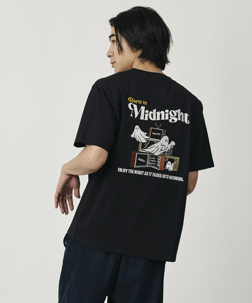 FREAK'S STORE(フリークスストア)の「限定展開 リラックスフィット バック刺繍デザイン クルーネック Tシャツ / Midnight(Tシャツ/カットソー・メンズ・ネイビー/ブラック/ホワイト・X-LARGE/LARGE/MEDIUM)」の19枚目の写真