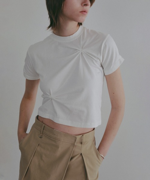 TUCK CUT TOPS（Tシャツ/カットソー）｜MANOF（マノフ）のファッション