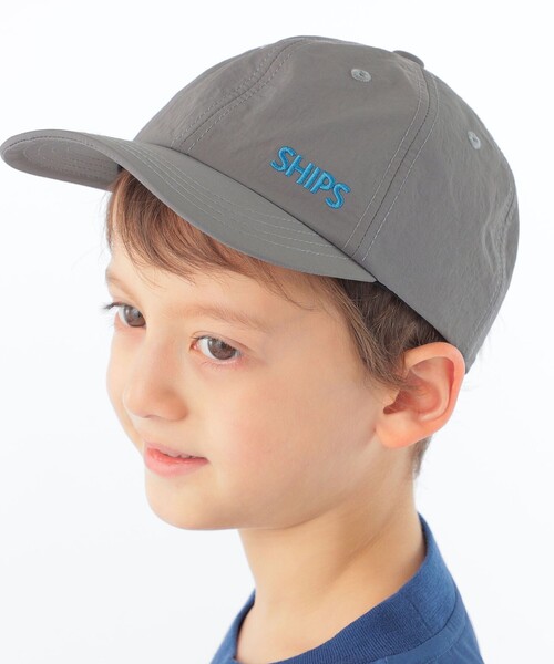SHIPS（シップス）の「SHIPS KIDS:日除け付き ロゴ キャップ（キャップ・キッズ・ライラック/ダークグレー/ネイビー・ONE SIZE）」の22枚目の写真