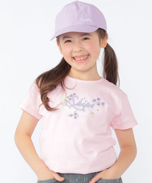 SHIPS（シップス）の「SHIPS KIDS:日除け付き ロゴ キャップ（キャップ・キッズ・ライラック/ダークグレー/ネイビー・ONE SIZE）」の10枚目の写真