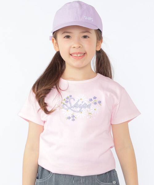 SHIPS（シップス）の「SHIPS KIDS:日除け付き ロゴ キャップ（キャップ・キッズ・ライラック/ダークグレー/ネイビー・ONE SIZE）」の11枚目の写真