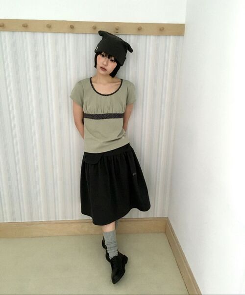 BAUF（バウフ）の「ベルト付きミディスカート [チャコール]（スカート・レディース・その他・FREE）」の14枚目の写真