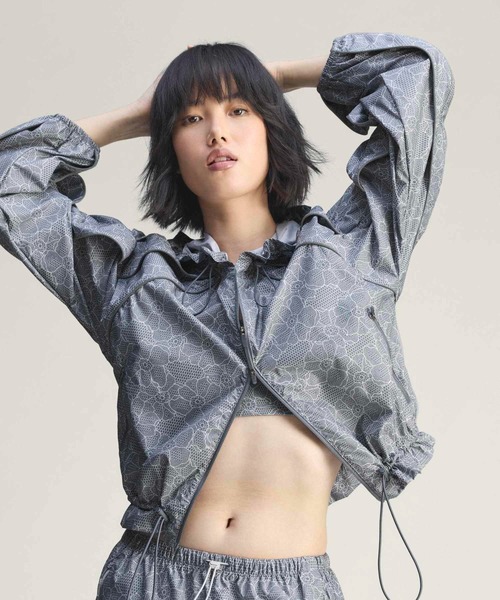 adidas by Stella McCartney(アディダスバイステラマッカートニー)の「aSMC TPA P JKT【adidas by Stella McCartney】 / アディダス adidas(パーカー・レディース・グレー・LARGE/MEDIUM/SMALL/X-LARGE/XX-LARGE)」の1枚目の写真