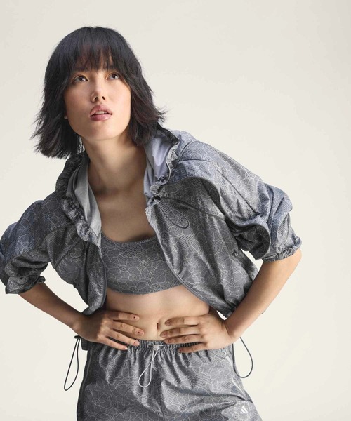 adidas by Stella McCartney(アディダスバイステラマッカートニー)の「aSMC TPA P JKT【adidas by Stella McCartney】 / アディダス adidas(パーカー・レディース・グレー・LARGE/MEDIUM/SMALL/X-LARGE/XX-LARGE)」の7枚目の写真