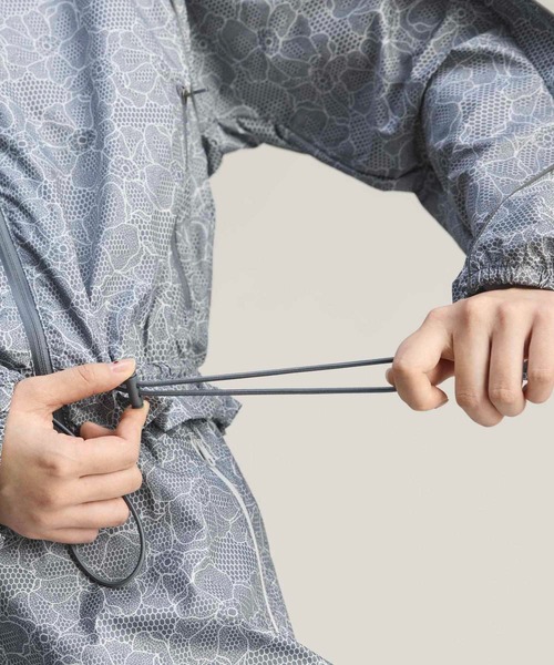 adidas by Stella McCartney(アディダスバイステラマッカートニー)の「aSMC TPA P JKT【adidas by Stella McCartney】 / アディダス adidas(パーカー・レディース・グレー・LARGE/MEDIUM/SMALL/X-LARGE/XX-LARGE)」の8枚目の写真