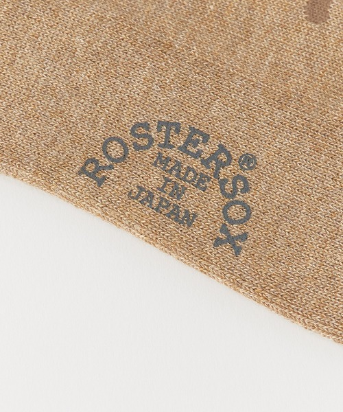 ROSTER SOX(ロスターソックス)の「ROSTER SOX/ロスターソックス 焼酎 ロゴ刺繍 リブ編み 靴下 2026年 夏 夏服(ソックス/靴下・メンズ・ホワイト/ライトグレー/ブラウン/ライトイエロー・25-27CM)」の11枚目の写真