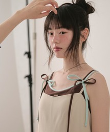 loin nuit（ロワンニュイ）の「ribbon design camisole / リボンデザインキャミソール（キャミソール）」