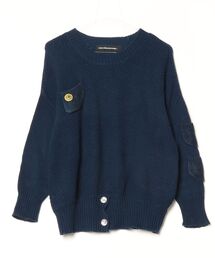 希少merci beaucoup. メルシーボークー　モコモコ鹿柄ニットセーター ブランド古着】mercibeaucoup,｜メルシーボークーのニット/セーター