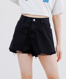 repipi armario | ダメージデニムショートパンツ(デニムパンツ)