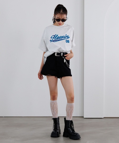 repipi armario（レピピ アルマリオ）の「ダメージデニムショートパンツ（デニムパンツ・キッズ・ブルー/ブラック/ライトブルー/ピンク・SMALL/MEDIUM/LARGE）」の10枚目の写真