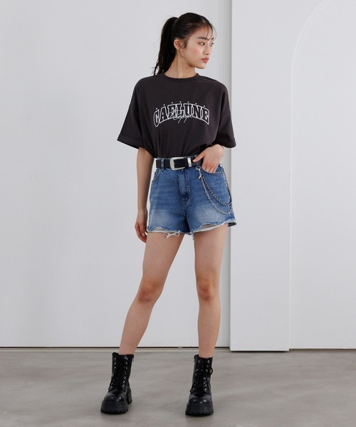 repipi armario（レピピ アルマリオ）の「ダメージデニムショートパンツ（デニムパンツ・キッズ・ブルー/ブラック/ライトブルー/ピンク・SMALL/MEDIUM/LARGE）」の20枚目の写真