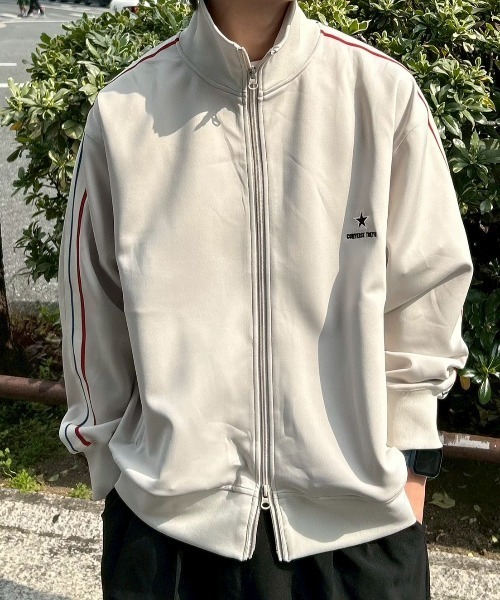 SIDE LINE LOOSE TRACK JACKET(UNISEX)（その他アウター）｜CONVERSE