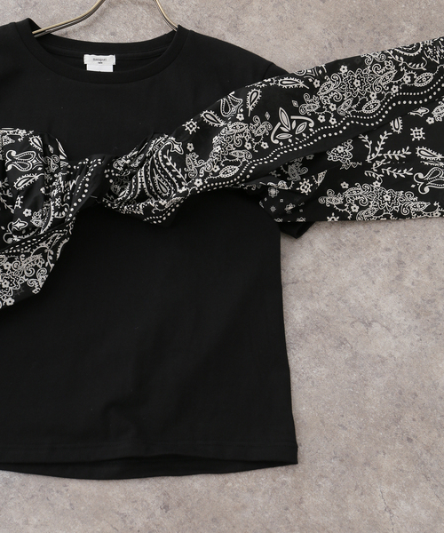 Spick & Span(スピックアンドスパン)の「manipuri / マニプリ Tシャツビスチェ(Tシャツ/カットソー・レディース・ブラック/ホワイト・FREE)」の6枚目の写真